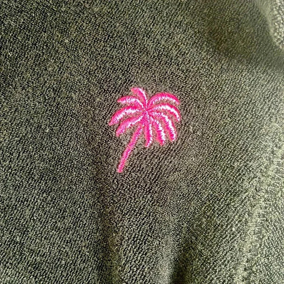 Lily PULTIZER Black Zip Up Hoodie Size 8 - Picture 3 of 5